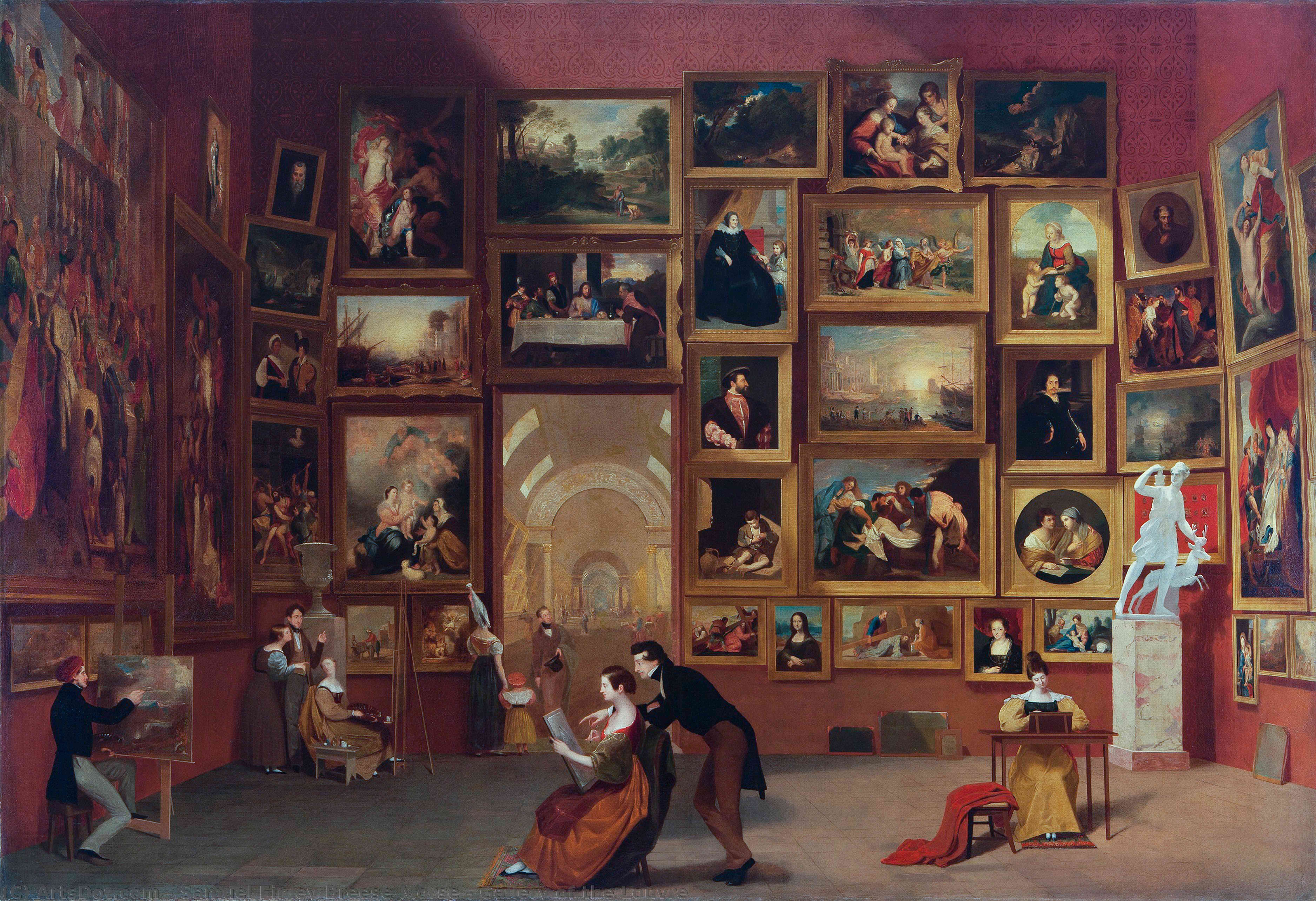 Gallery Of The Louvre — Samuel Finley Breese Morse