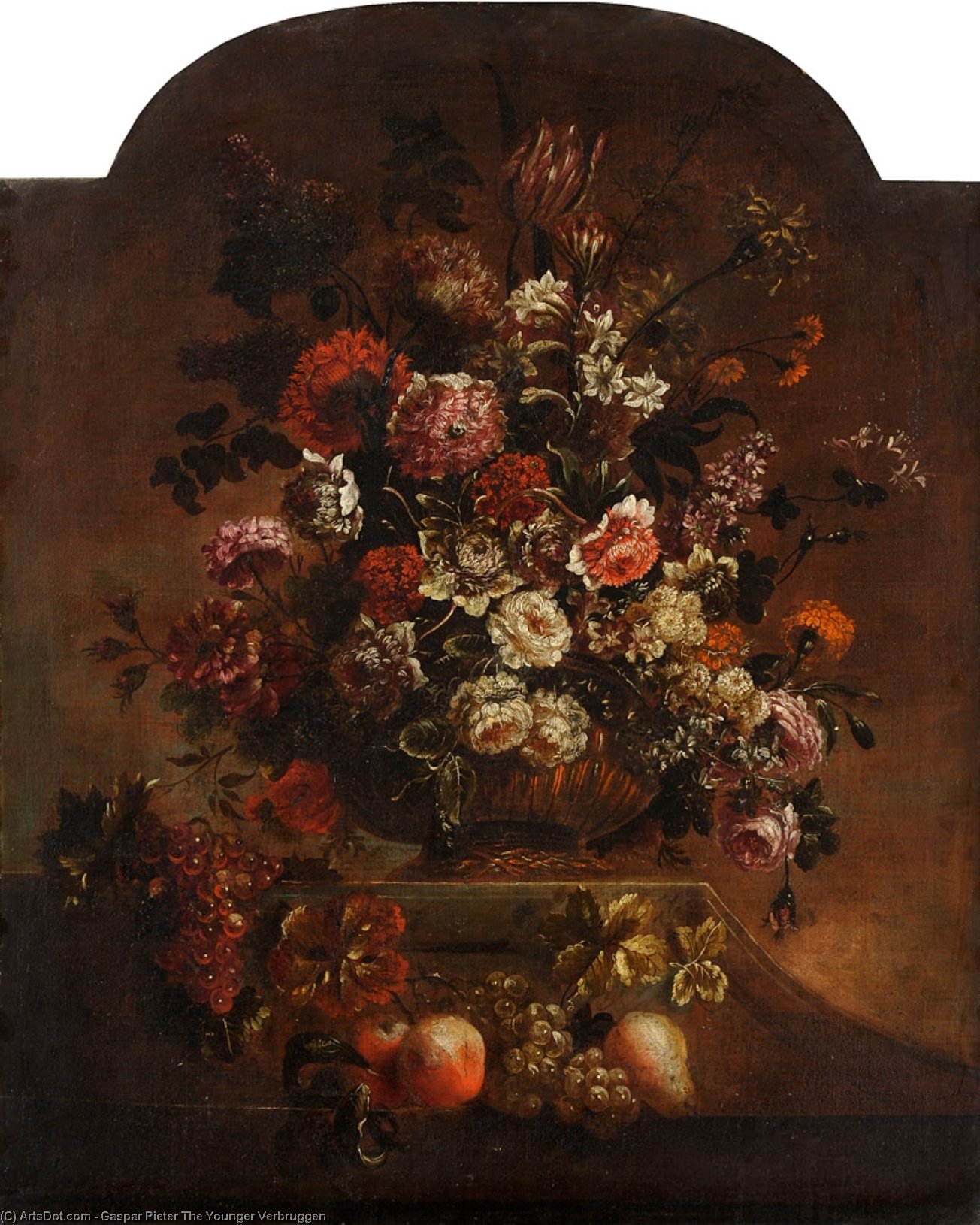 Flower Fruit Still Life — Gaspar Pieter The Younger Verbruggen