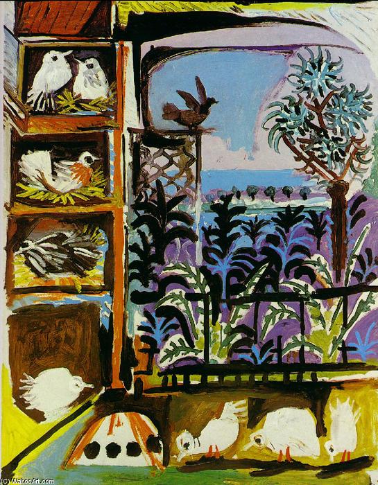 Studio (pigeons) — Pablo Picasso