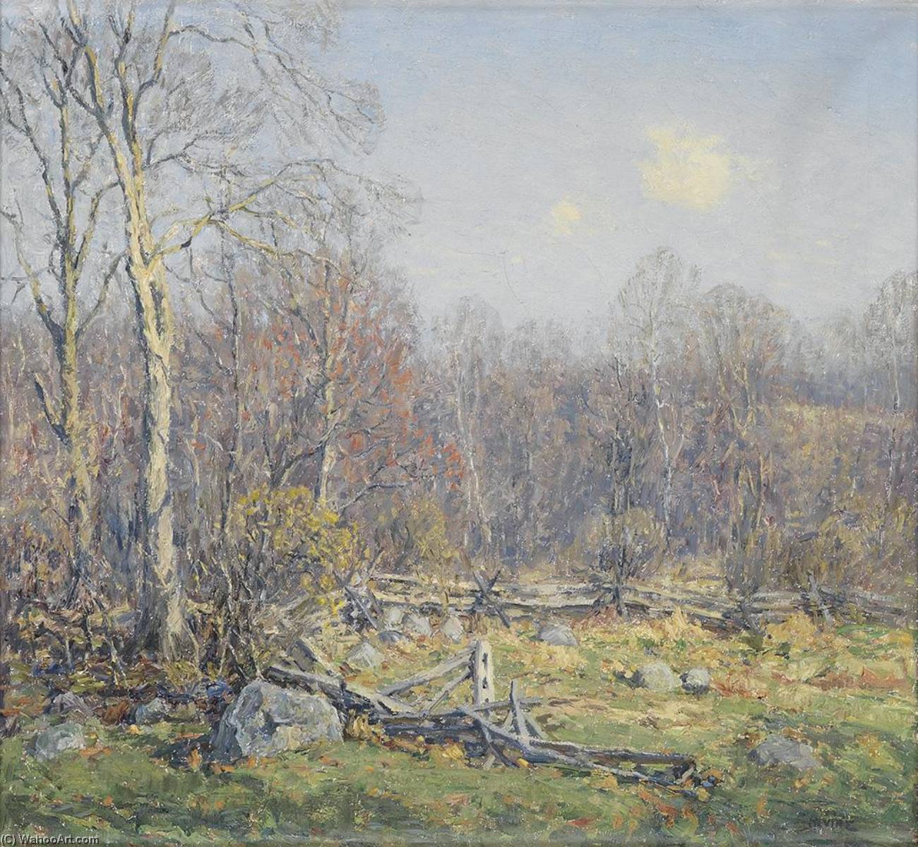 Late April, Lyme, Connecticut — Wilson Henry Irvine