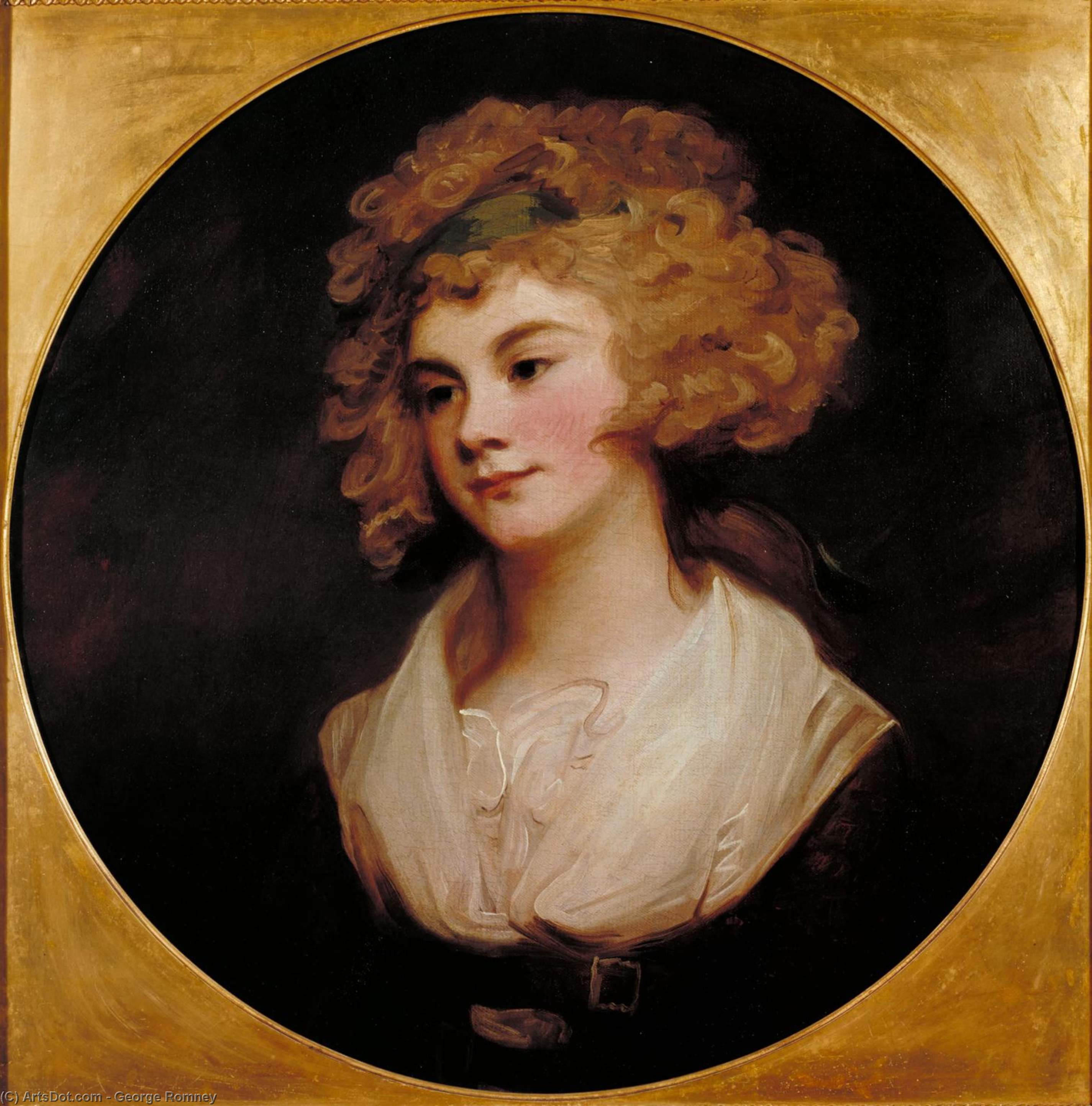 A Lady In A Brown Dress The Parson's Daughter — George Romney