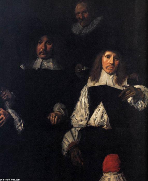 Regents Of The Old Men's Almshouse (detail) — Frans Hals I