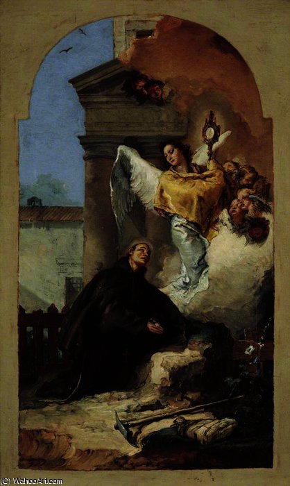Saint Paschal Baylon's Vision Of The Eucharist — Giambattista Tiepolo