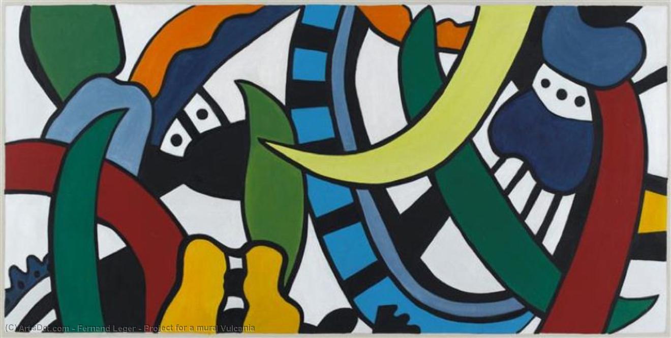 Project For A Mural Vulcania — Fernand Léger