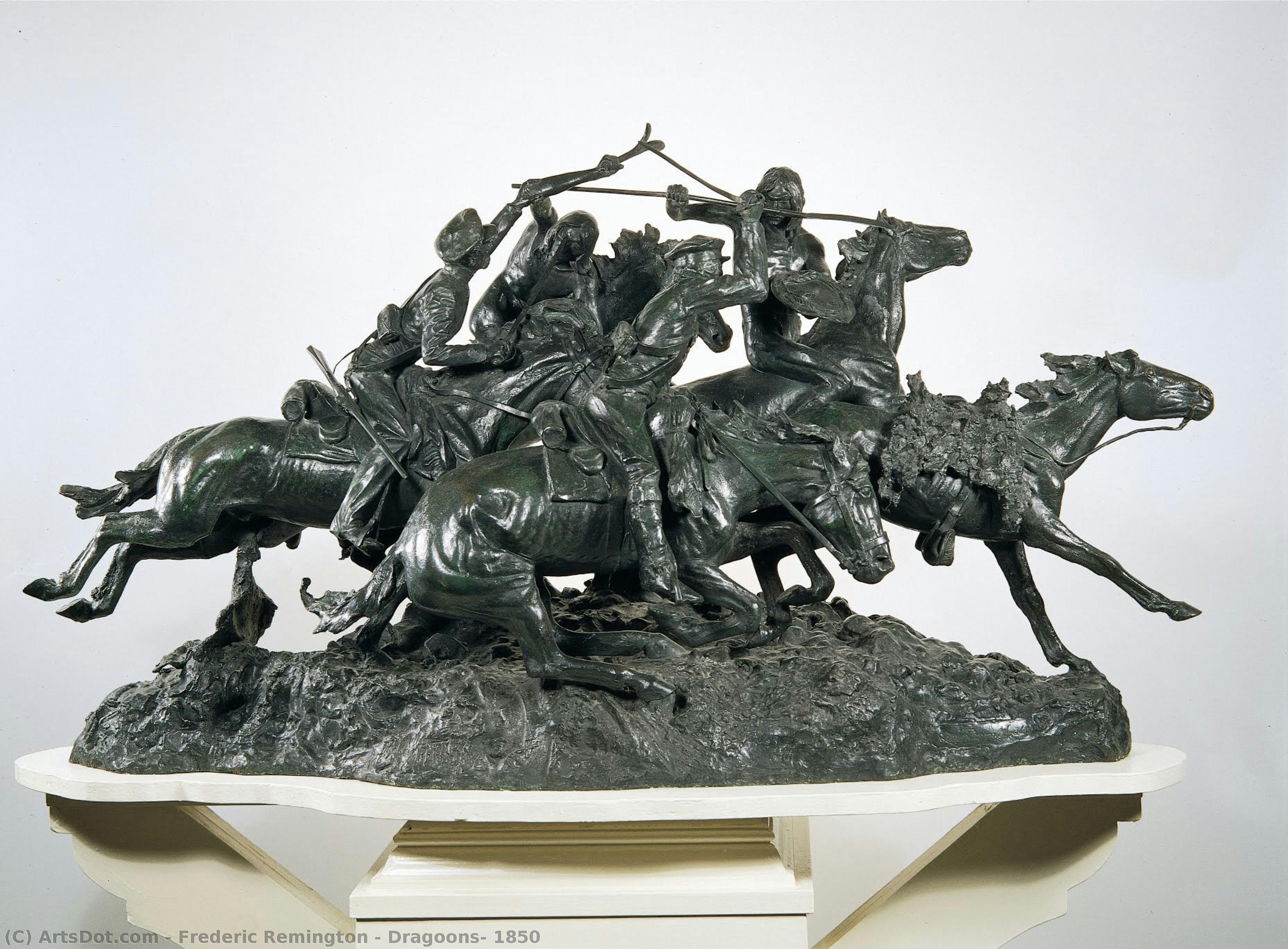 Dragoons, 1850 — Фредерик Ремингтон
