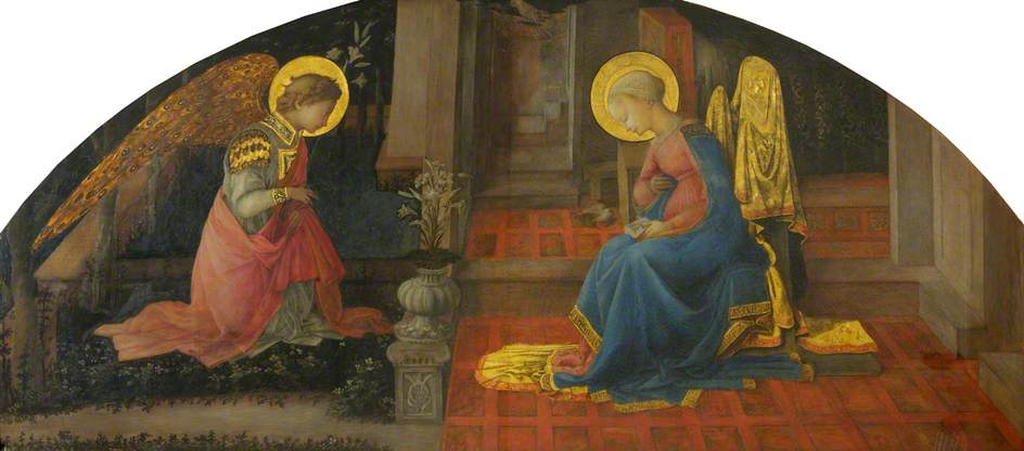 The Annunciation (copy Of Filippo Lippi) — Christiana Jane Herringham