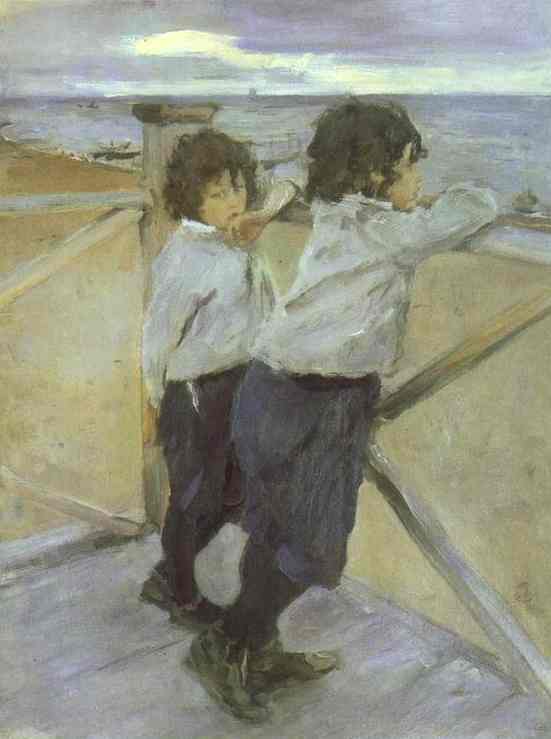 The Children. Sasha And Yura Serov — Valentin Alexandrovich Serov