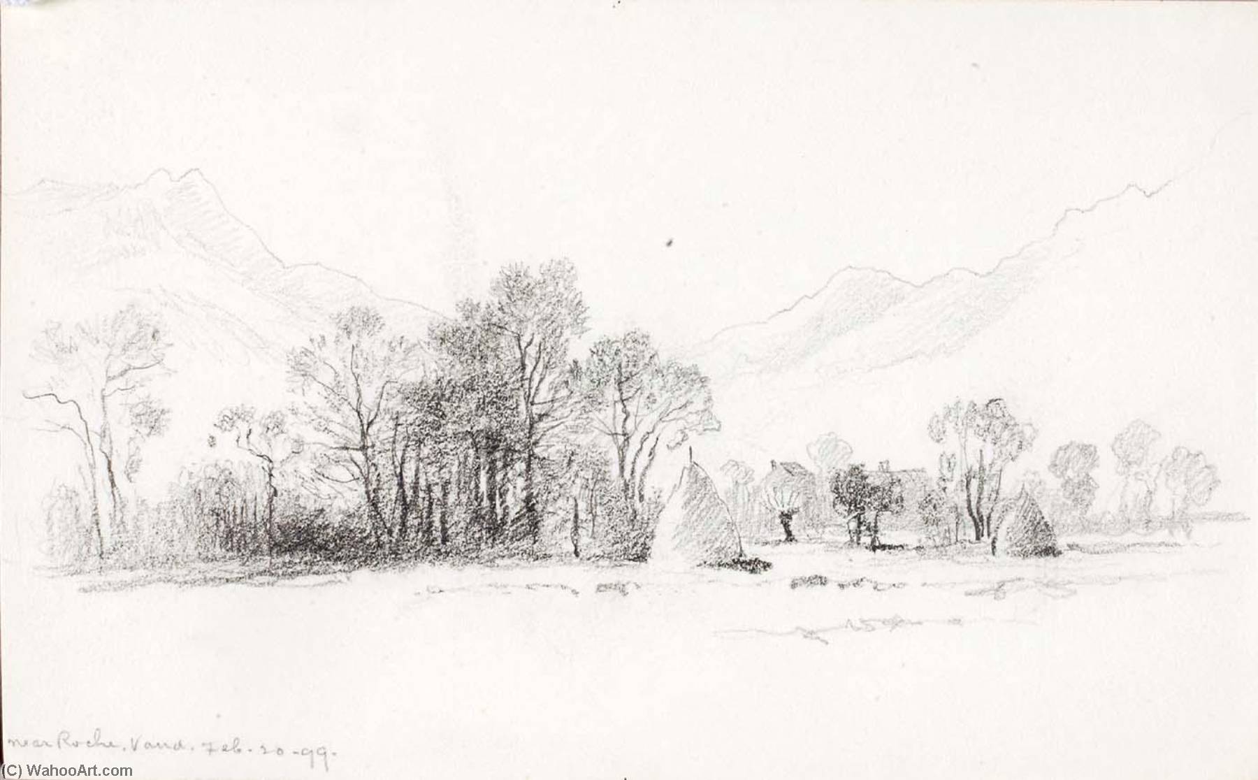 Near Roche, Vaud — George Elbert Burr