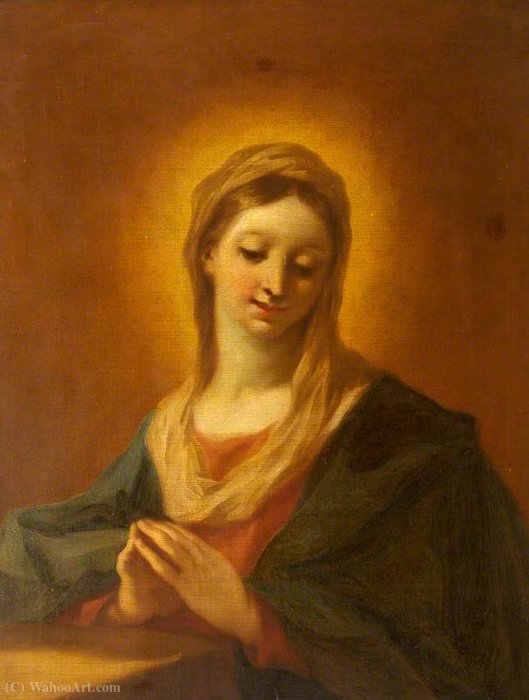 The Virgin At Prayer — Giovanni Antonio Pellegrini