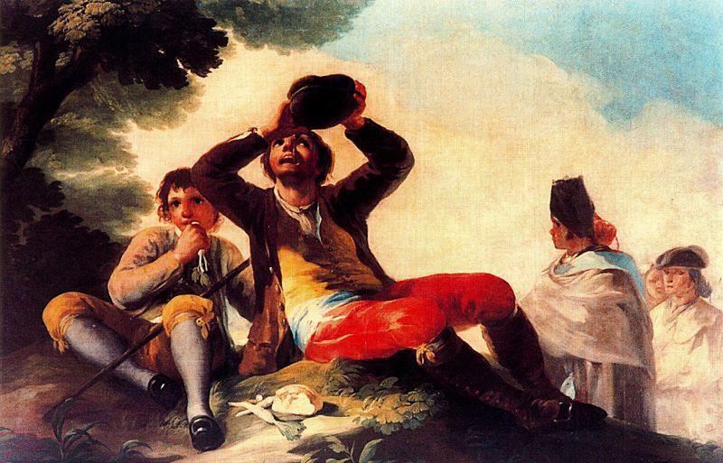 The Drinker — Гойя