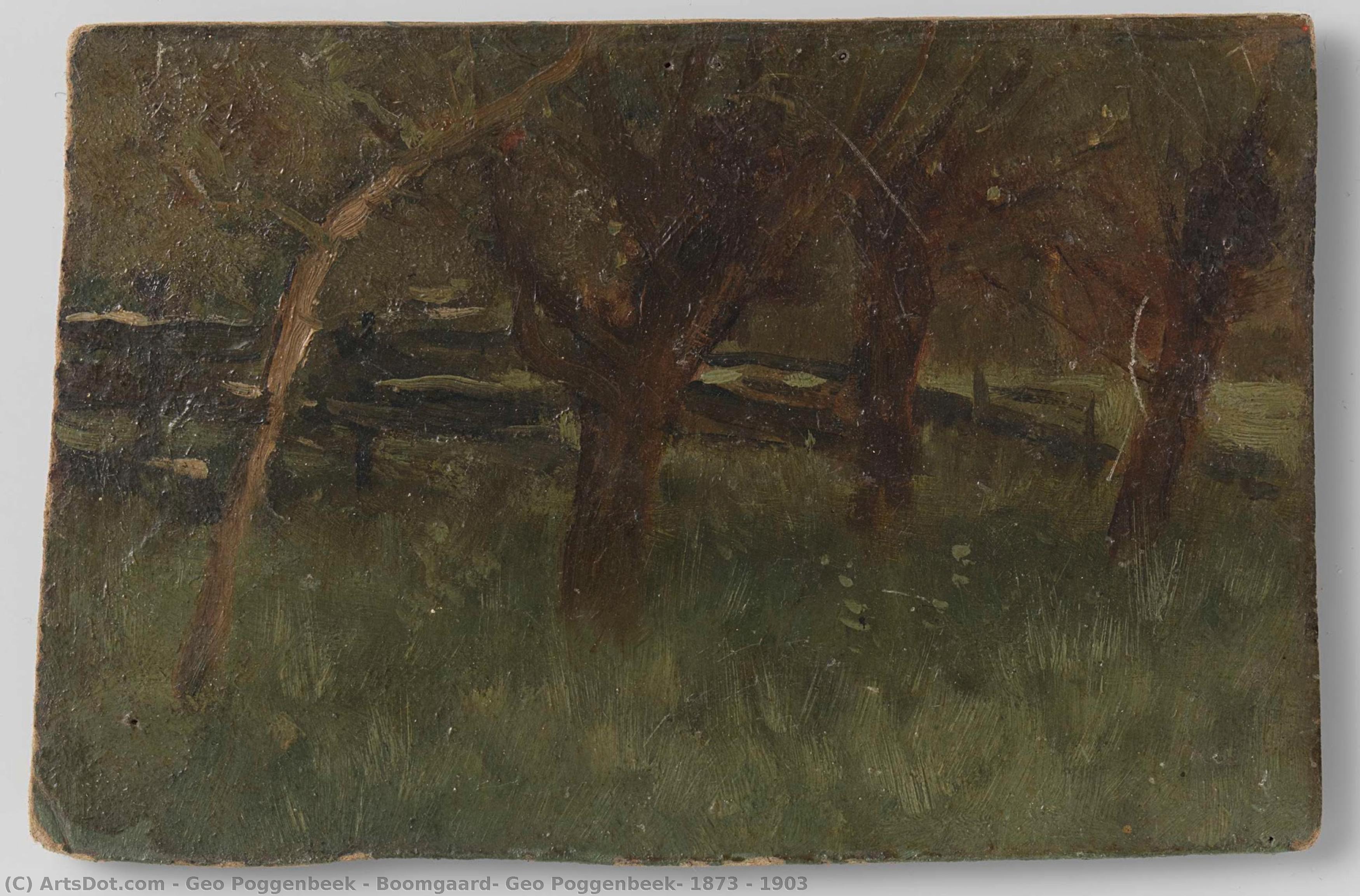 Boomgaard, Geo Poggenbeek, 1873 - 1903 — Geo Poggenbeek