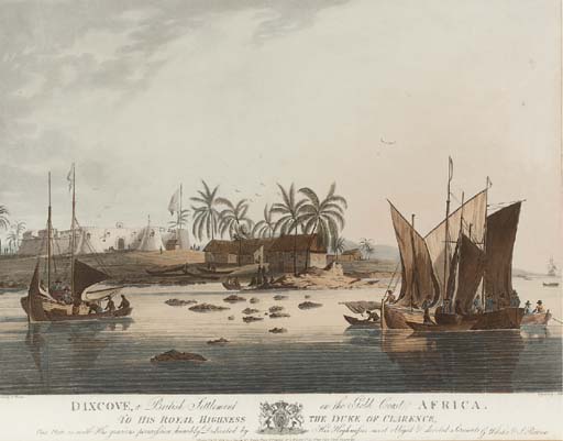 Cape Coast Castle, A British Settlement On The Gold Coast, Africa — George Webster