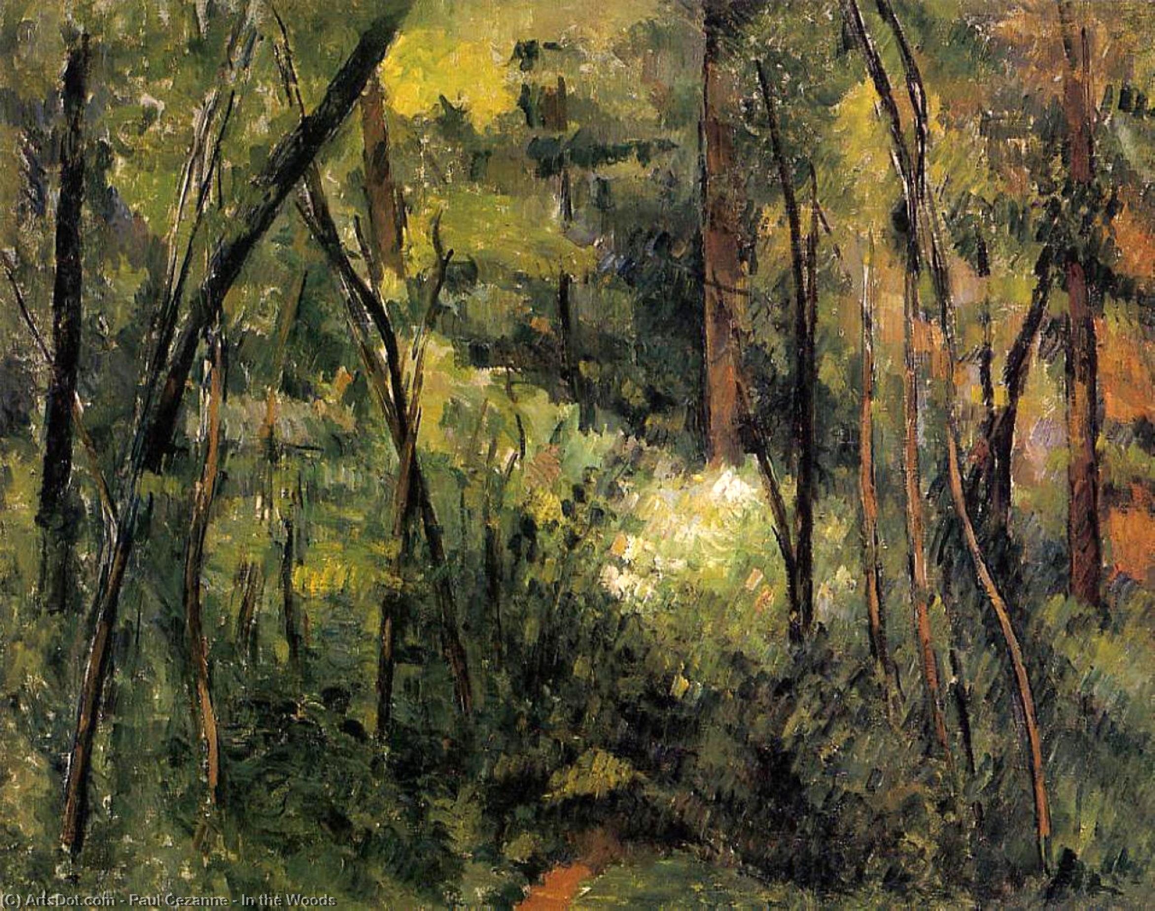 In The Woods — Поль Сезанн