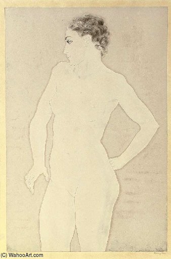 Nu Debout, One Plate From Femmes — Léonard Tsuguharu Foujita