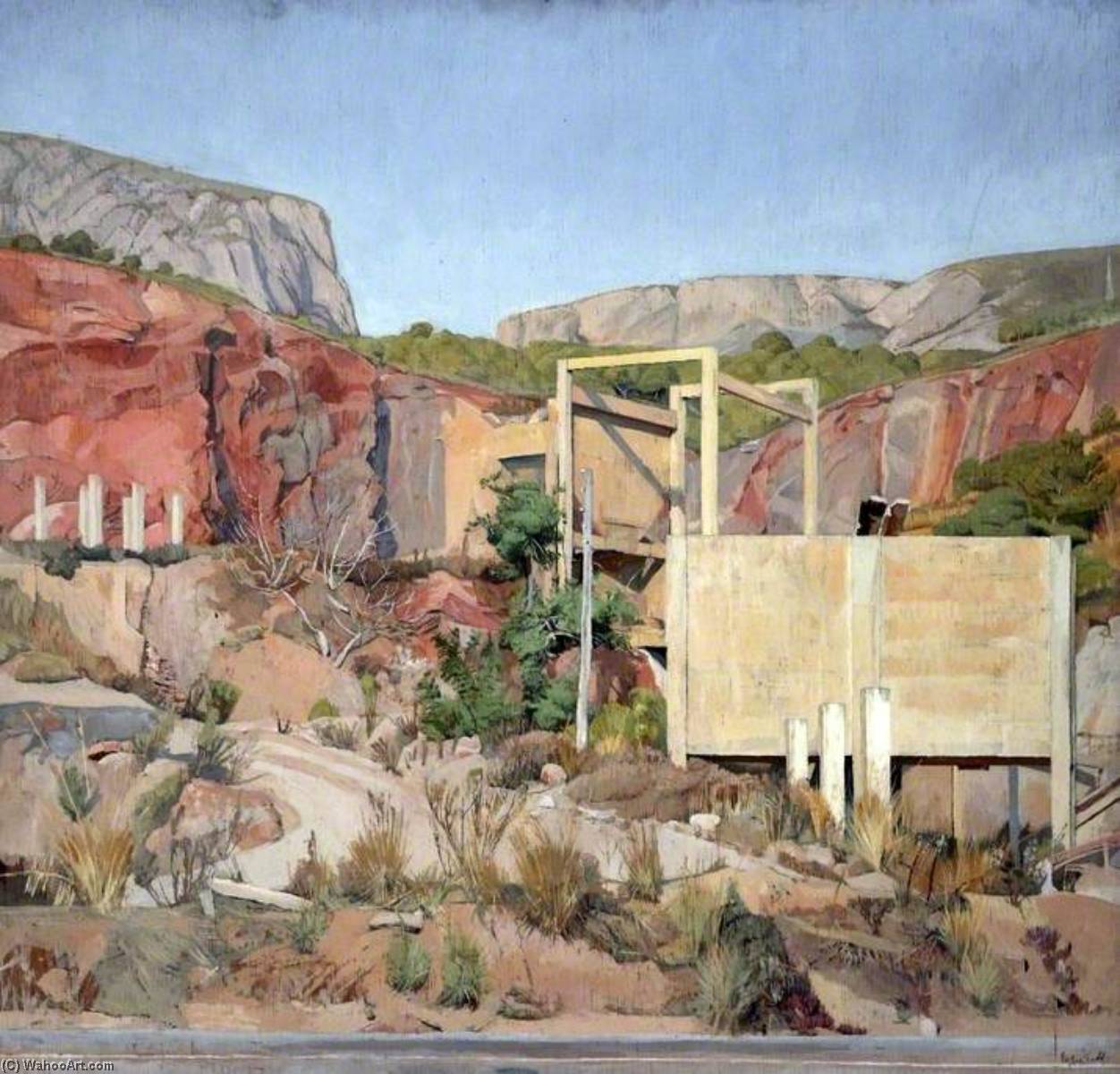 Disused Cement Works, Castel Del Fels — Daphne Todd