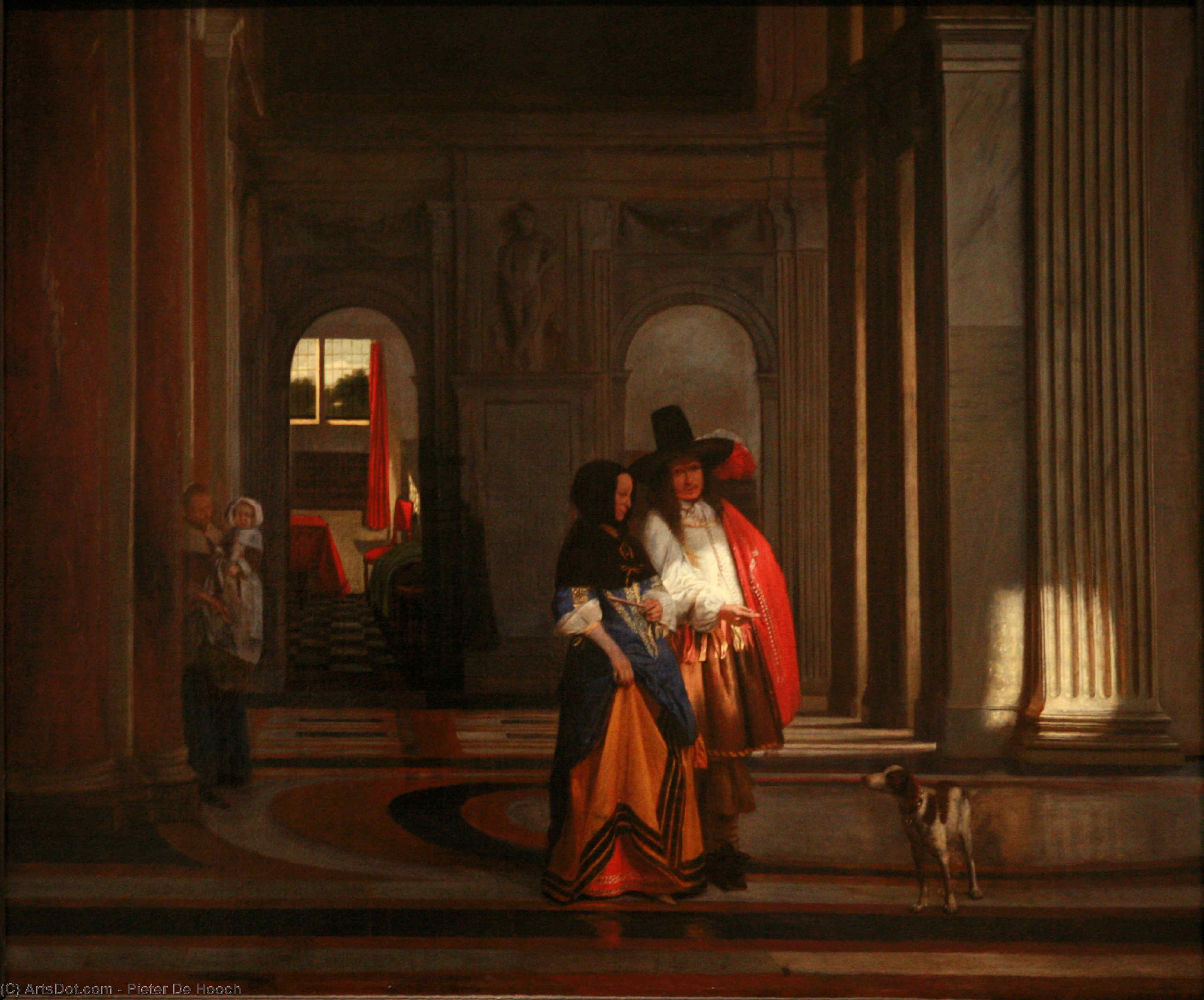 Going For The Walk — Pieter De Hooch