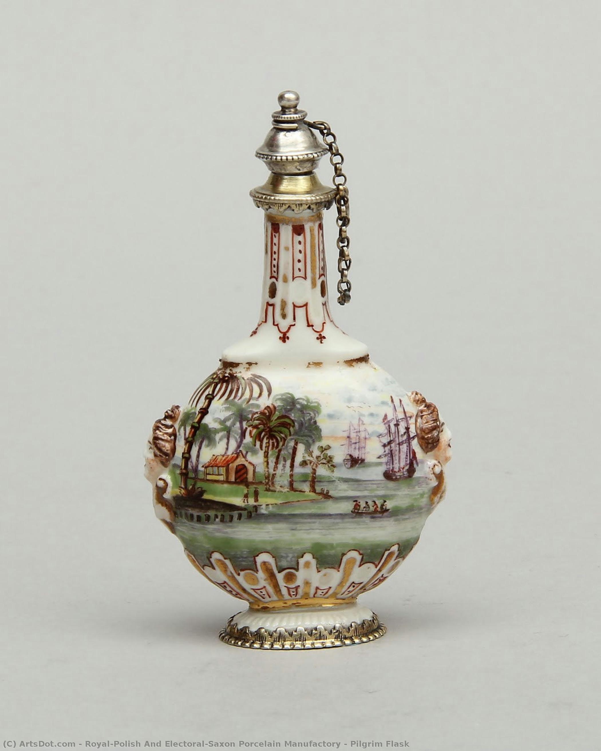 Pilgrim Flask — Royal-polish And Electoral-saxon Porcelain Manufactory