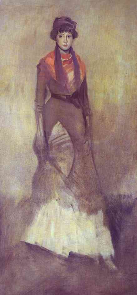 Harmonie In Beige Und Lila, Portrait Von Miss Milly Finch — James Abbott Mcneill Whistler