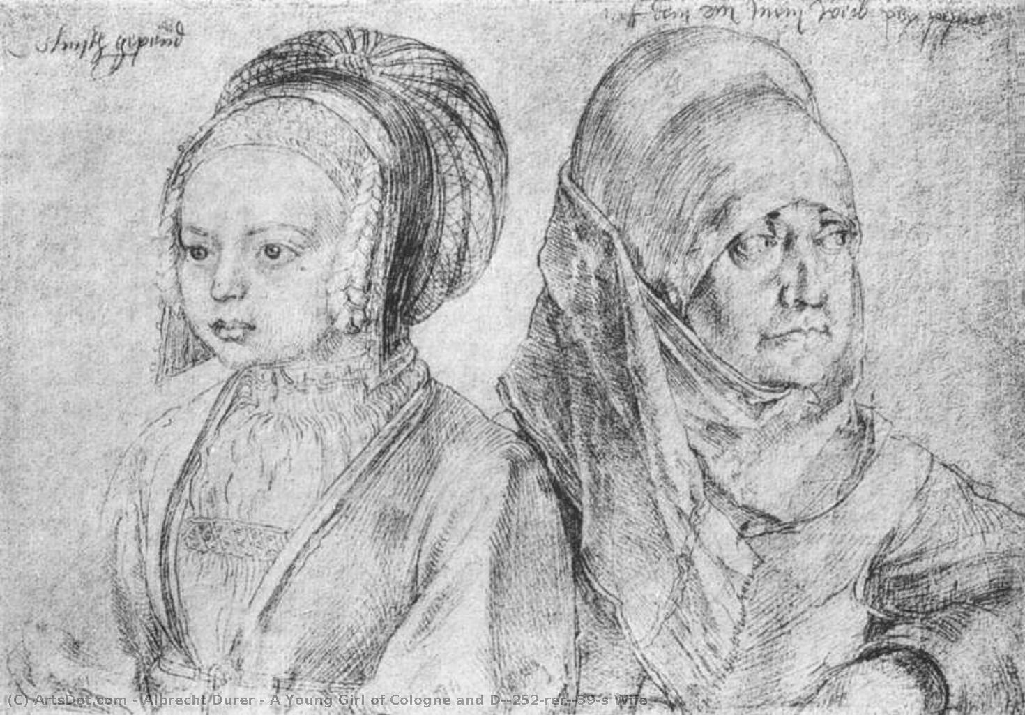 Ein Junges Mädchen Aus Köln Und Dürers Frau — Albrecht Dürer