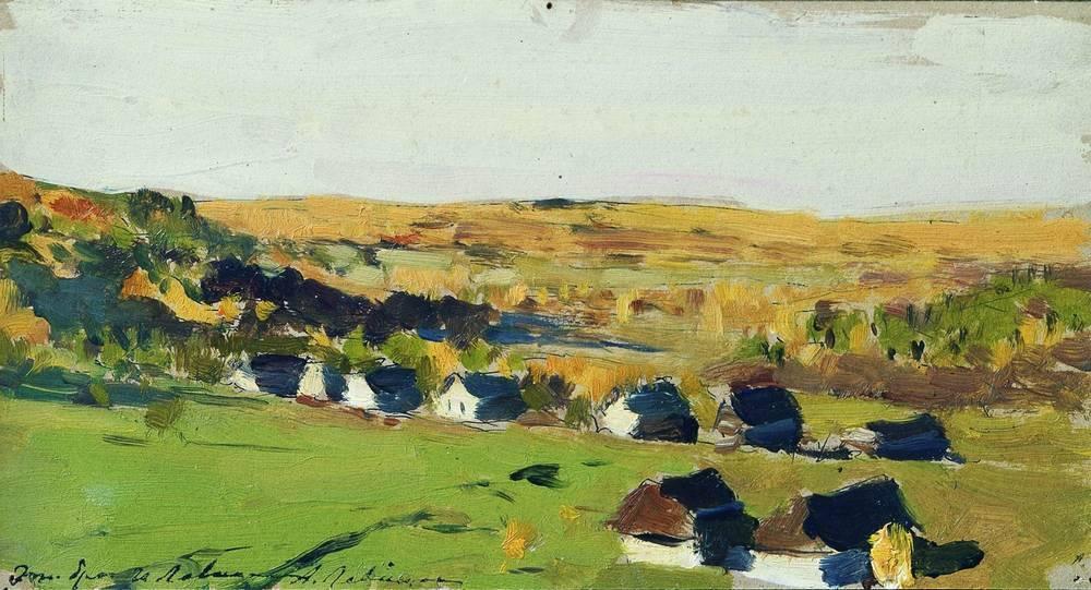 Autumn Landscape. Village. — Isaak Ilyich Levitan