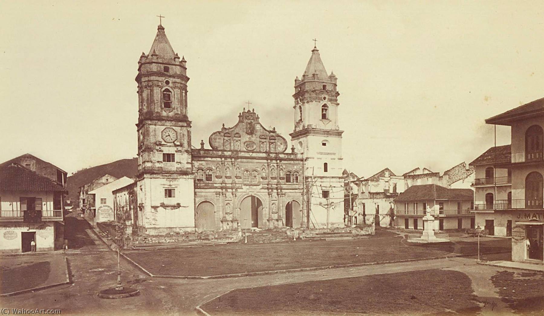 Cathedral, Panama — Eadweard J Muybridge