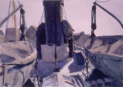 Funell Of Trawler — Edward Hopper