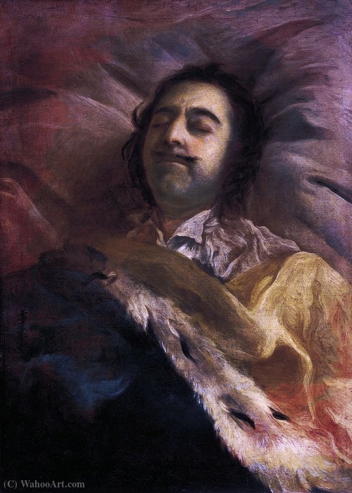 Peter I On His Deathbed — Ivan Nikitich Nikitin