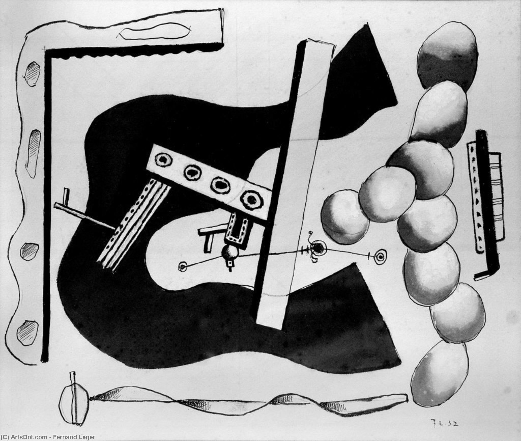 Composición 2 — Fernand Léger