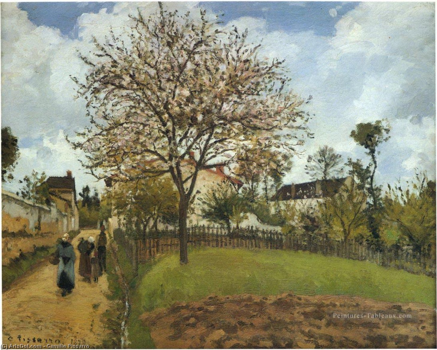 Landscape At Louveciennes — Camille Pissarro