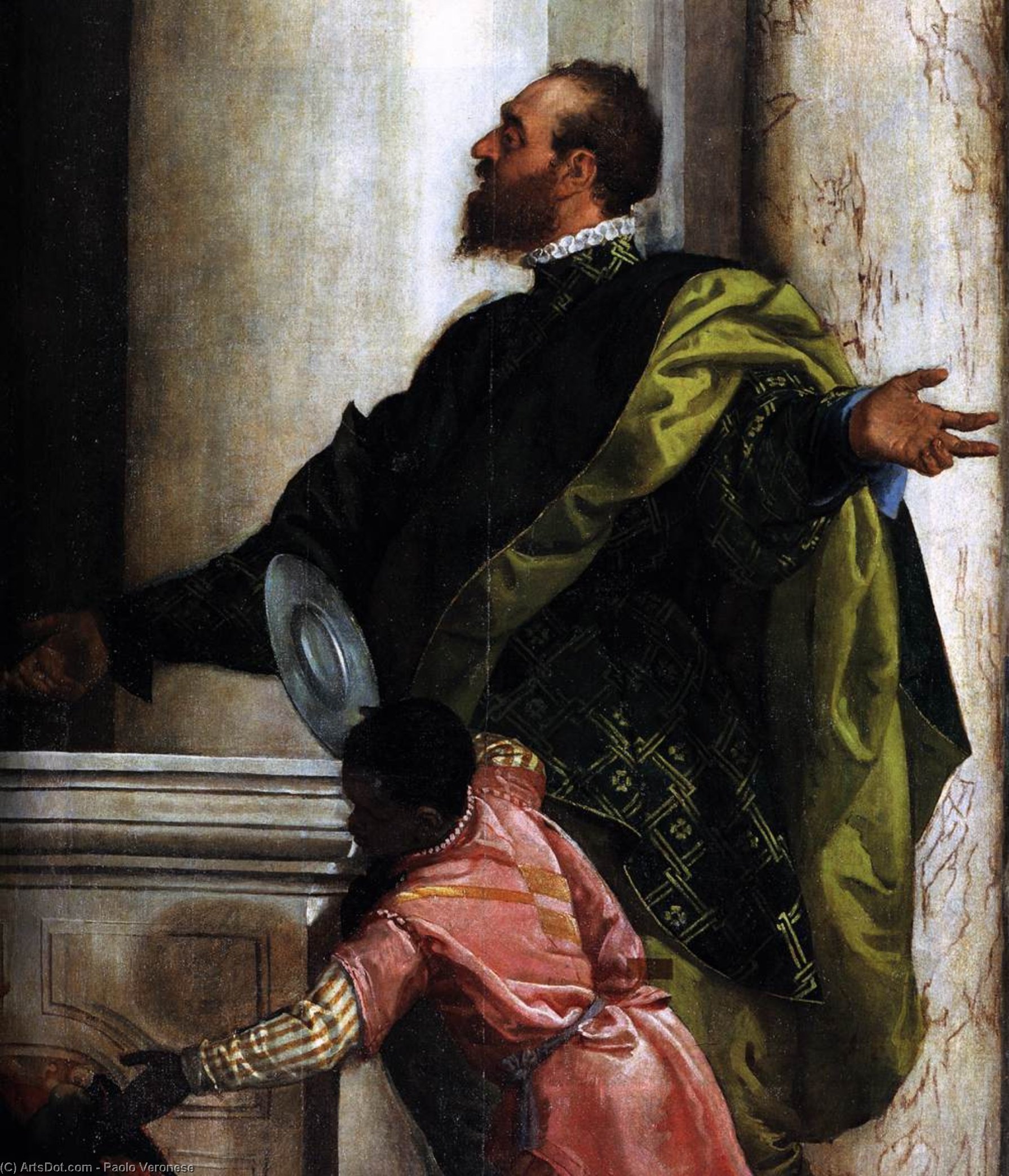 Feast In The House Of Levi (detail) (11) — Paolo Veronese