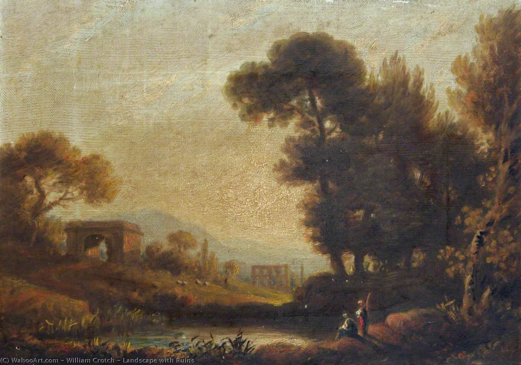 Landscape With Ruins — William Crotch
