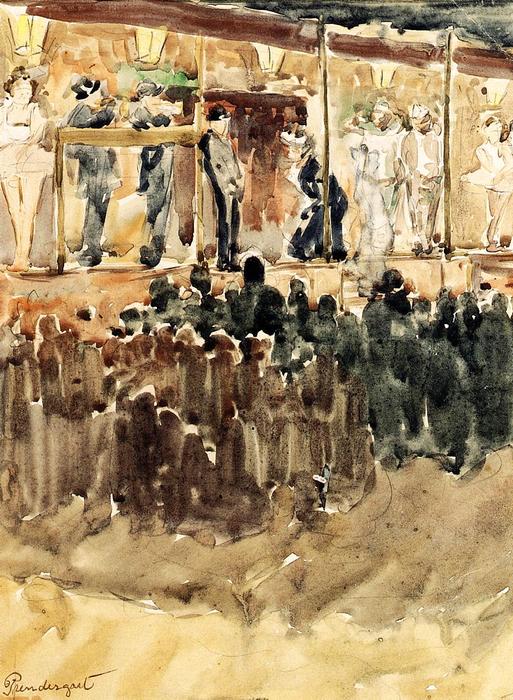 Side Show — Maurice Brazil Prendergast