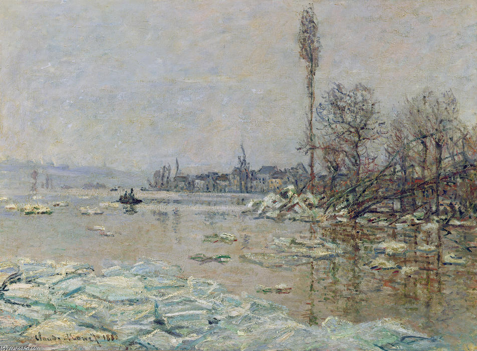 La Ruptura Del Hielo — Claude Monet