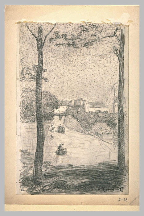 View Of Saint-brieuc Through The Trees — Émile Bernard