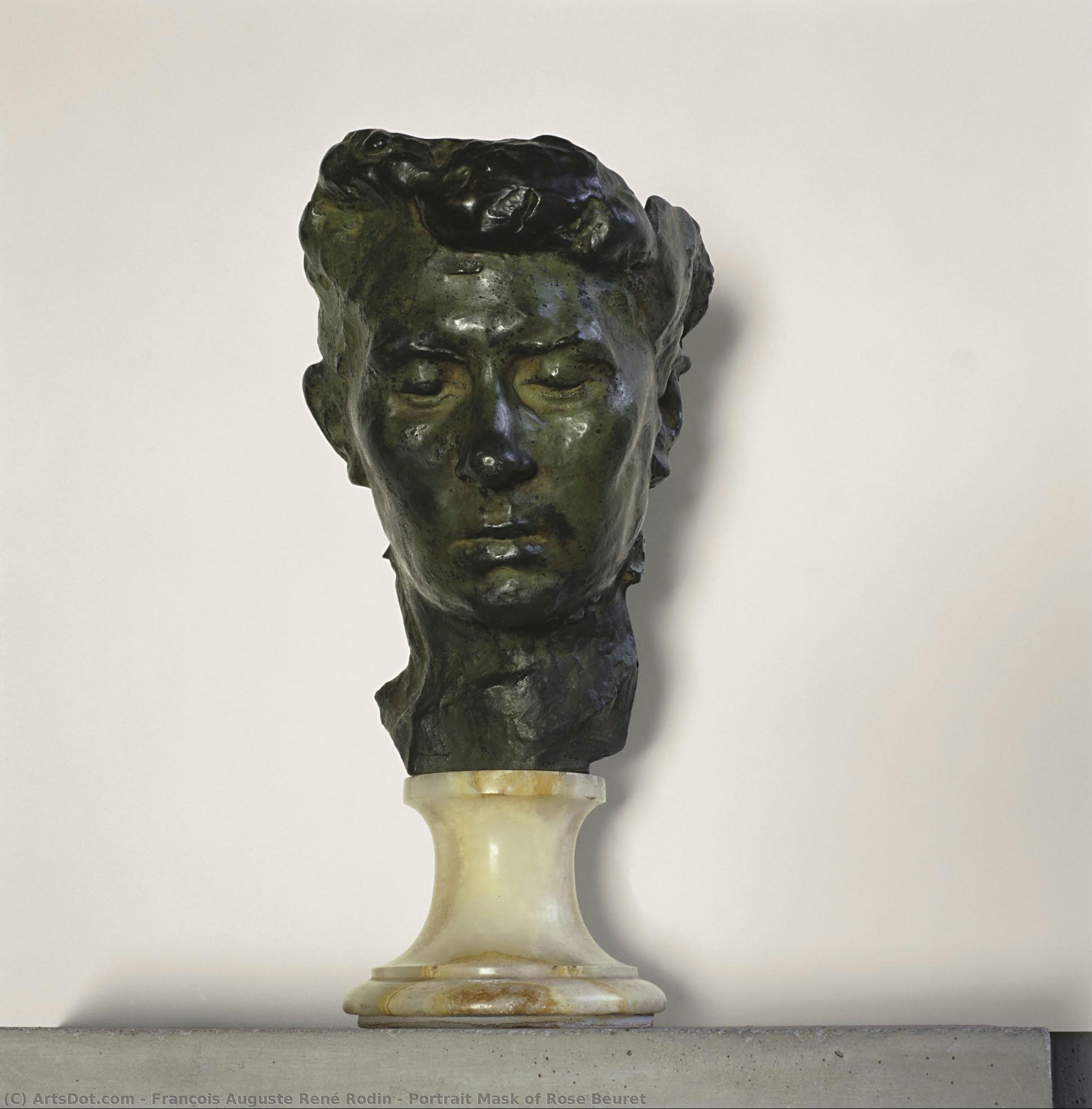 Portrait Mask Of Rose Beuret — Auguste Rodin
