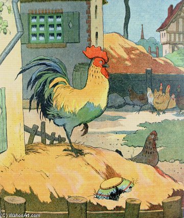 The Cock — Benjamin Rabier