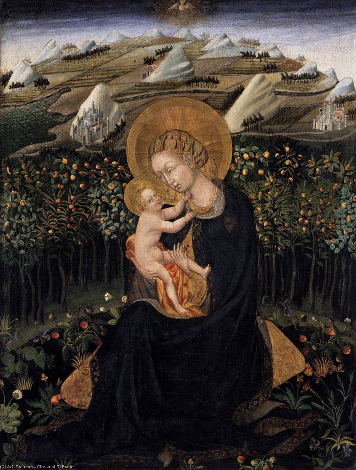 Madonna Of Humility (virgin And Child) — Giovanni Di Paolo