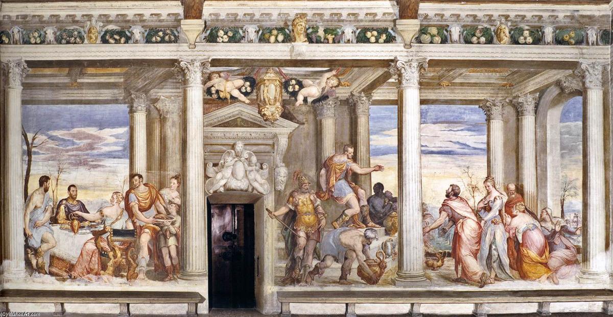 Cleopatra's Banquet The Continence Of Scipio — Giovanni Antonio Fasolo