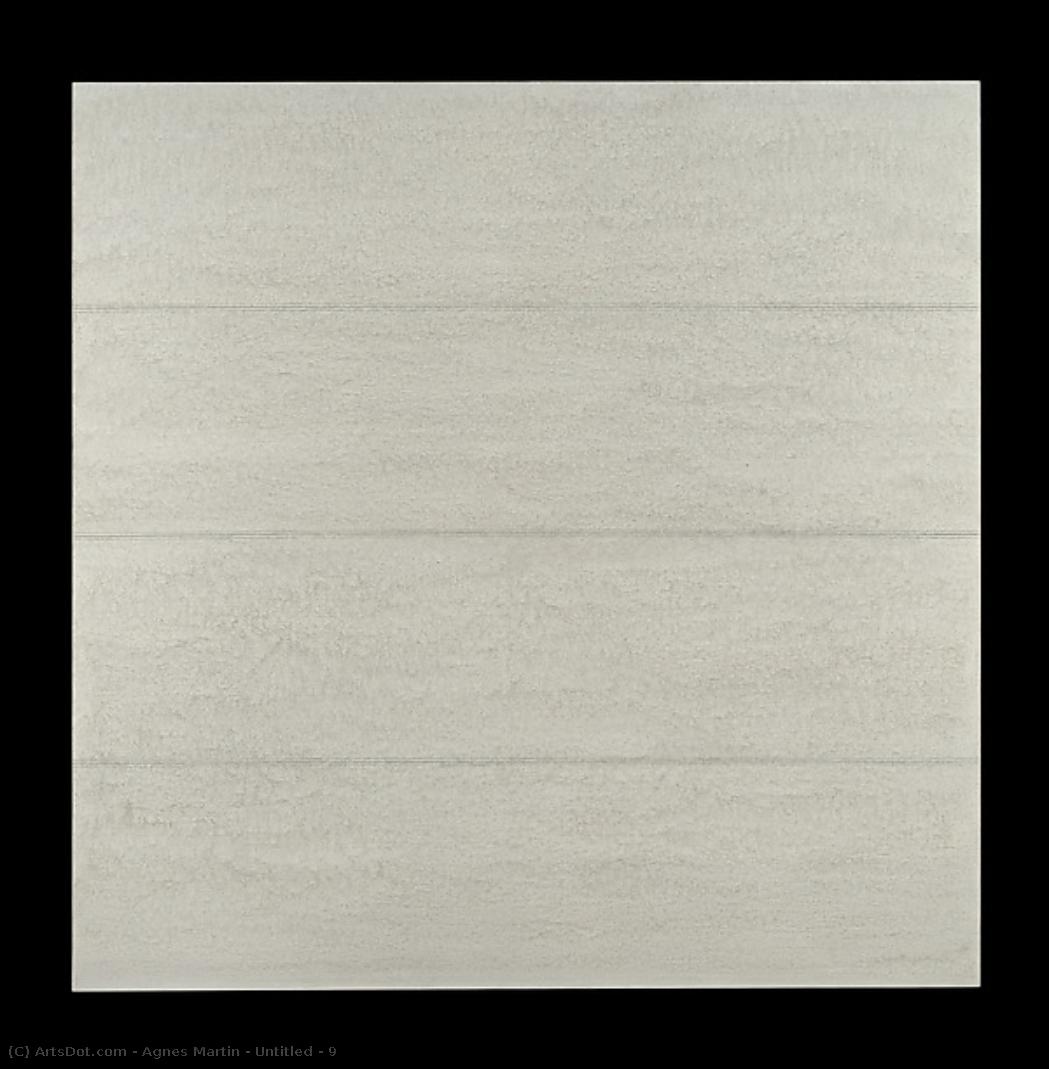 Untitled # 9 — Agnes Martin