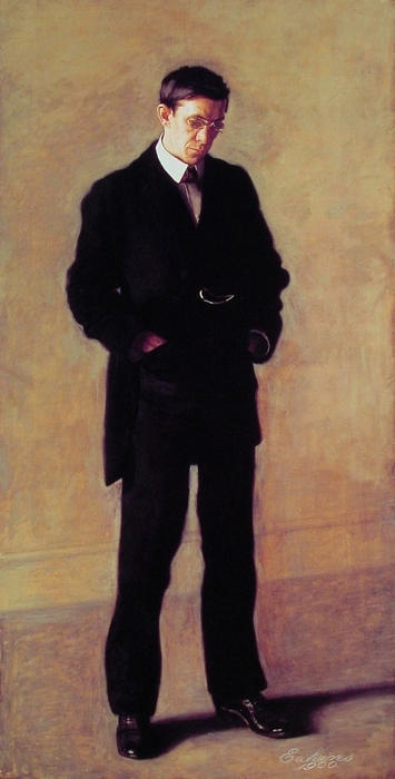 The Thinker - Portrait Of Louis N. Kenton — Thomas Eakins
