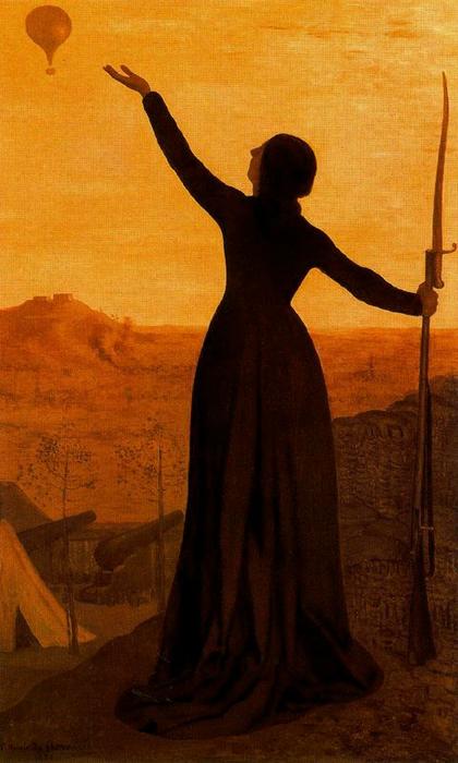 The Balloon — Pierre Cécile Puvis De Chavannes