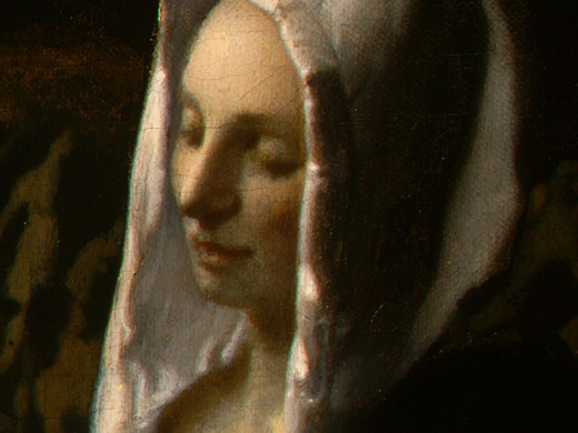Woman Holding A Balance Detalj 3 Ngw — Johannes Vermeer