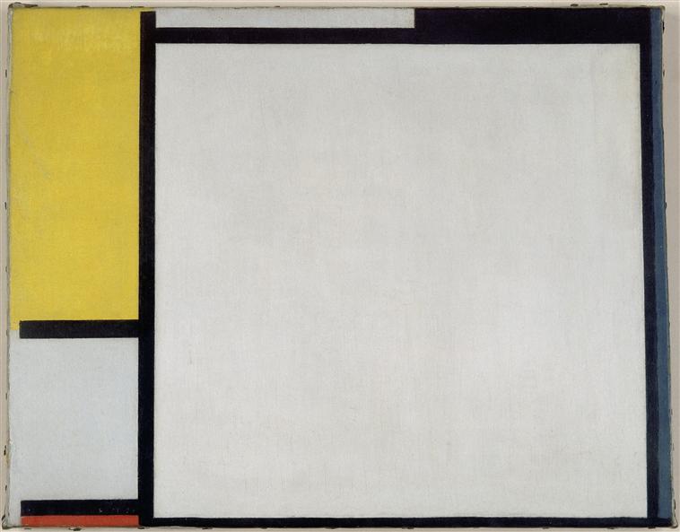 Composition With Red, Yellow And Blue — Piet Mondrijan