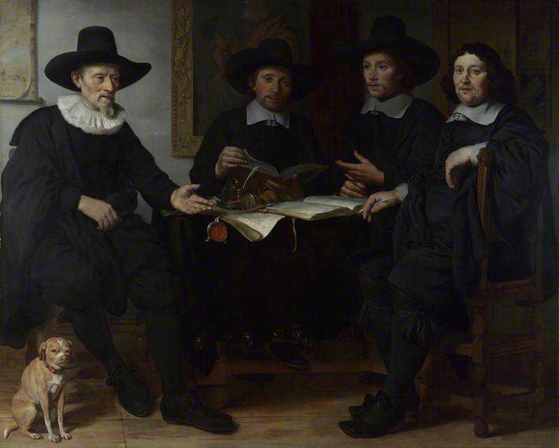 Four Officers Of The Amsterdam Coopers' And Wine Rackers' Guild — Gerbrand Van Den Eeckhout