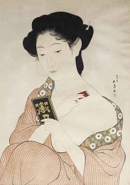 Woman Powdering Her Neck — Goyō Hashiguchi