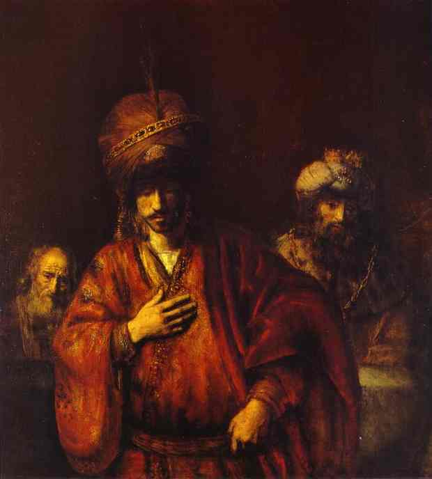 The Condemnation Of Haman (or David And Uriah) — Rembrandt Van Rijn