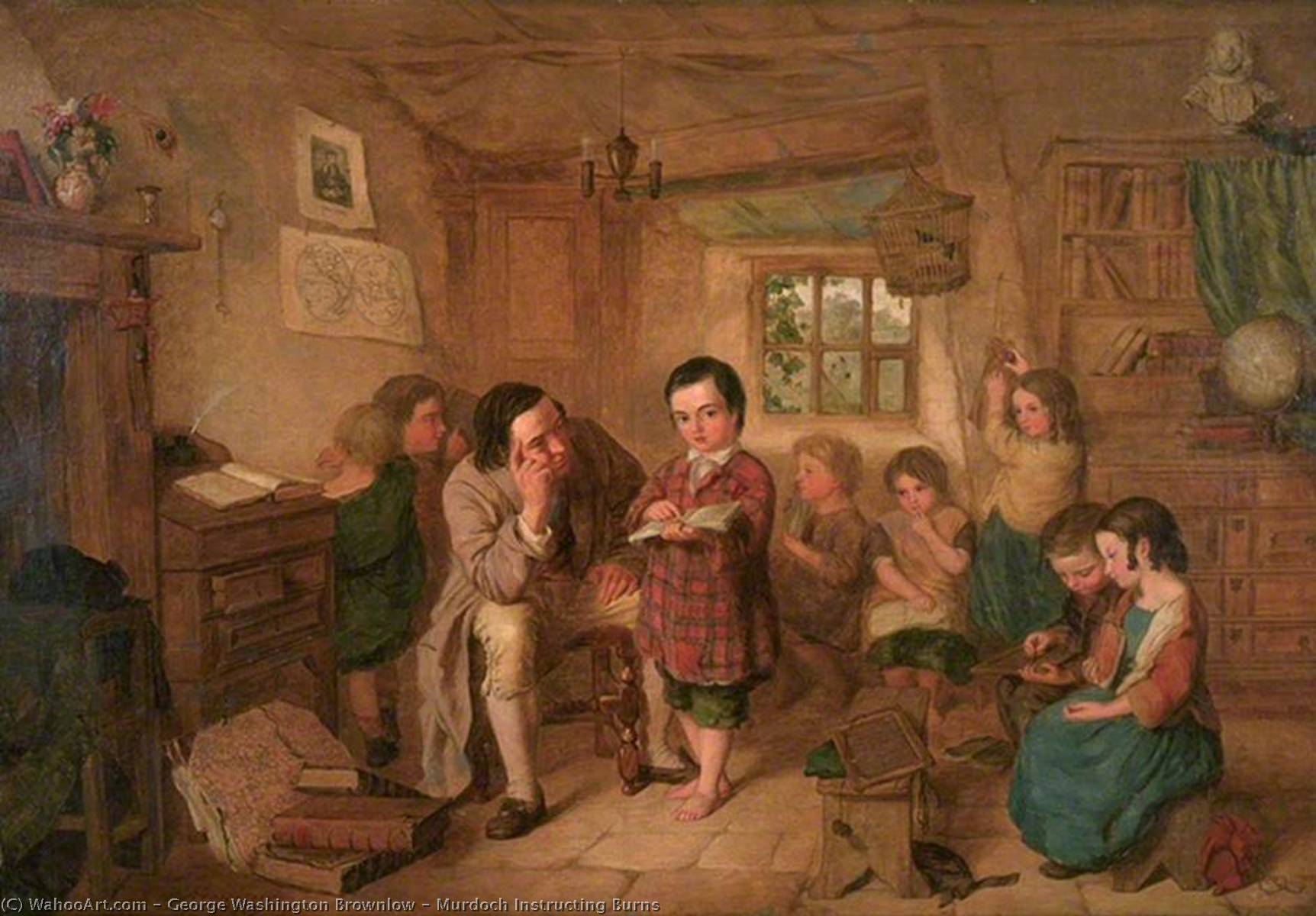 Murdoch Instructing Burns — George Washington Brownlow