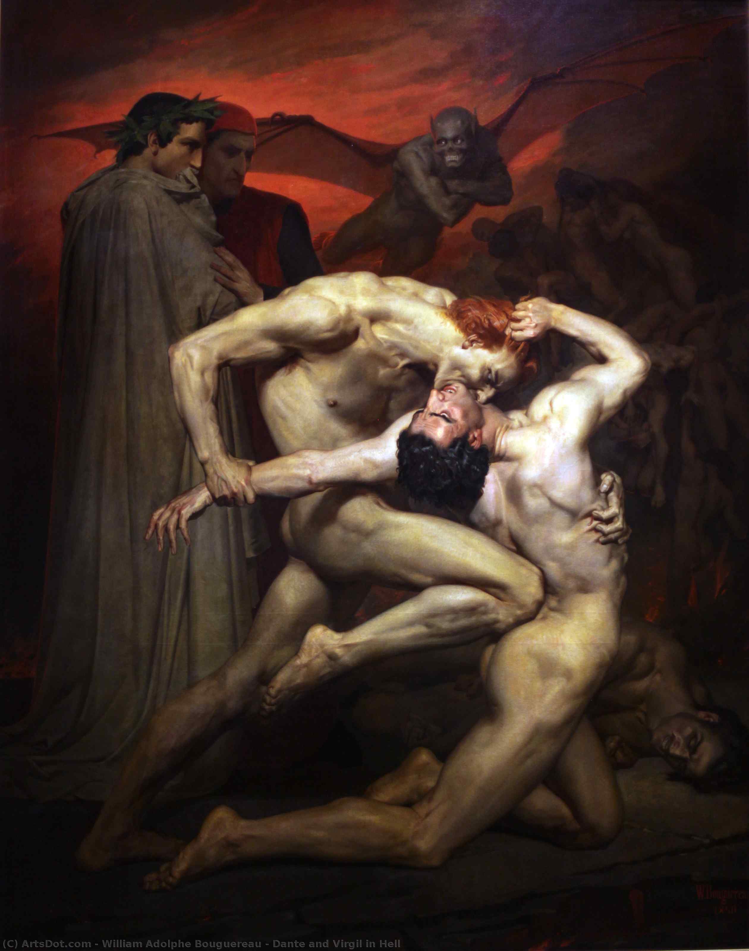 Dante And Virgil — Вильям-адольф Бугеро