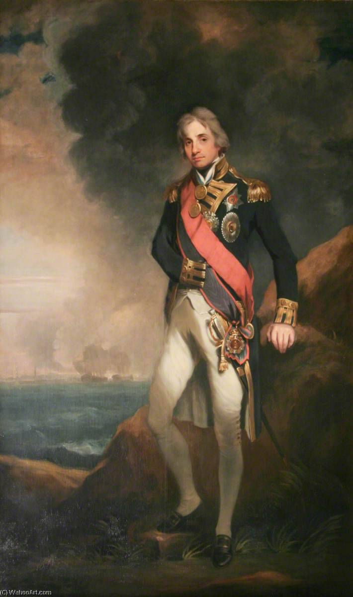 Horatio, Lord Nelson (1758–1805) (after John Hoppner) — Samuel Lane
