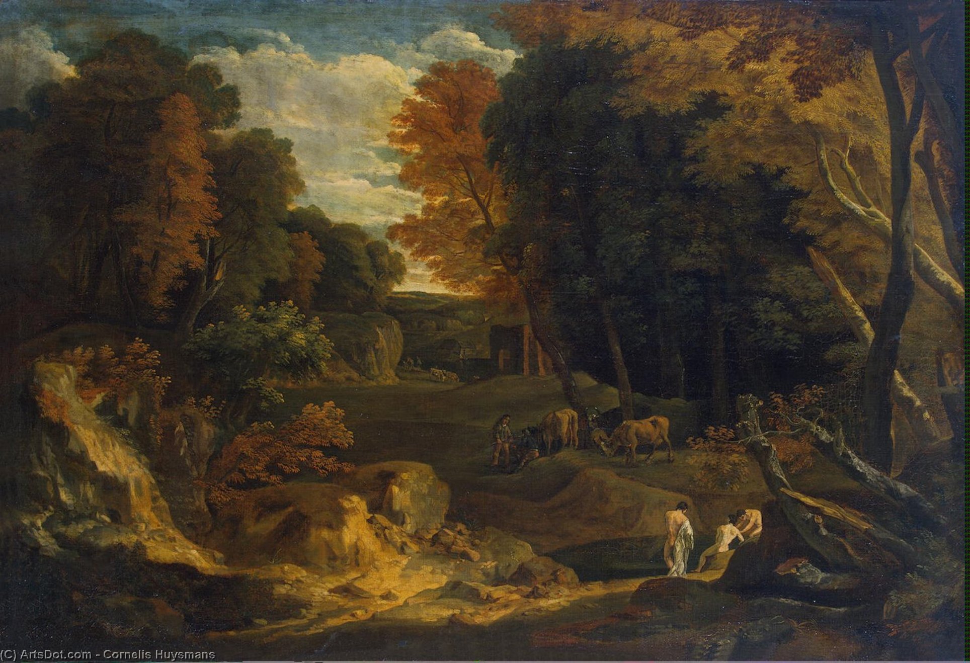 Forest Landscape — Cornelis Huysmans